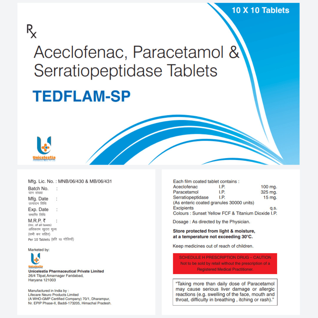 TEDFLAM-SP Tablets